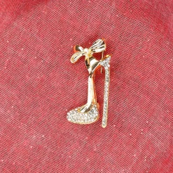 Fashion Laura Vita Bijou broche Escarpin