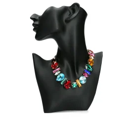 Outlet Laura Vita Bijou collier Fabiola Rouge