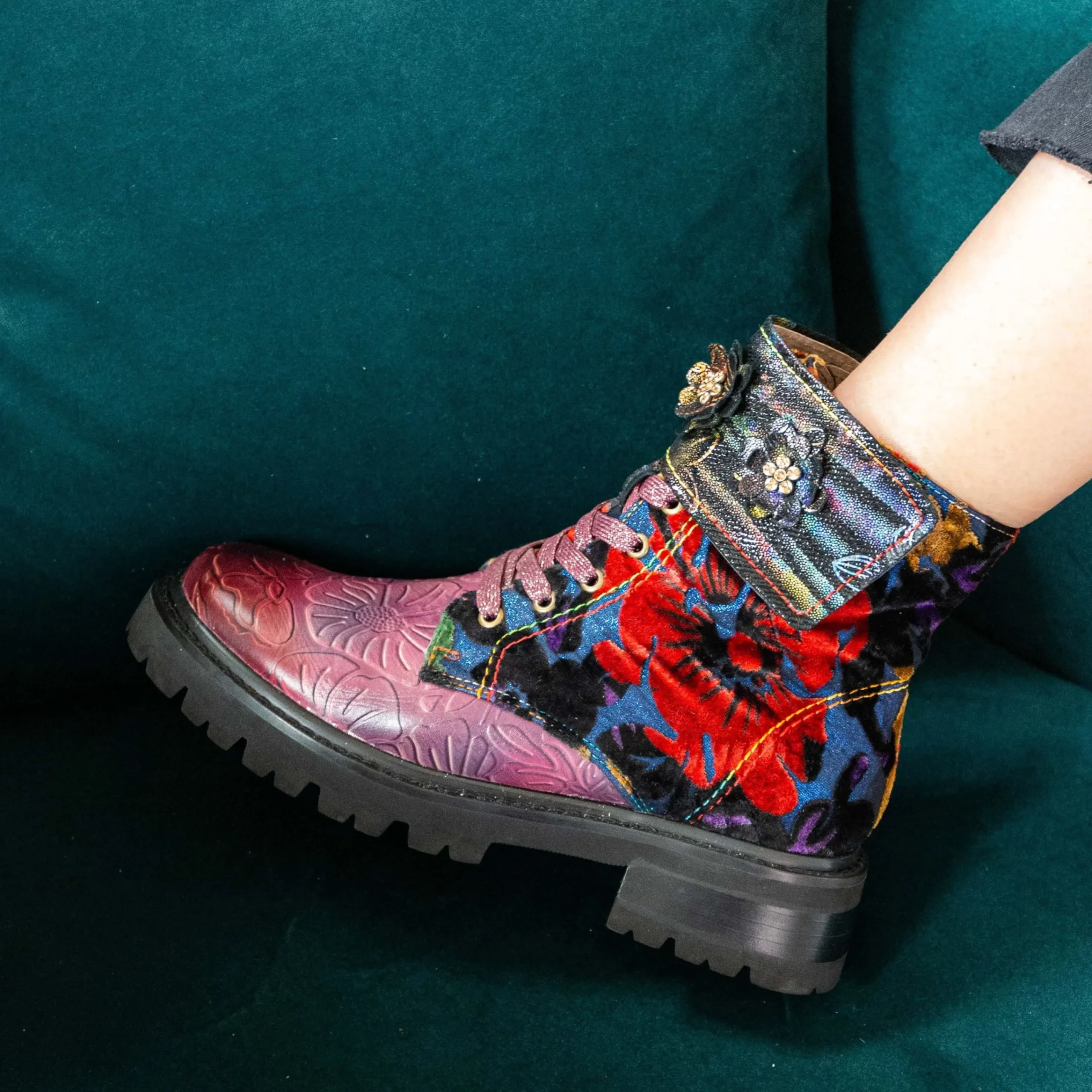 Shop Laura Vita Bottines - KOULEO 04 Violet