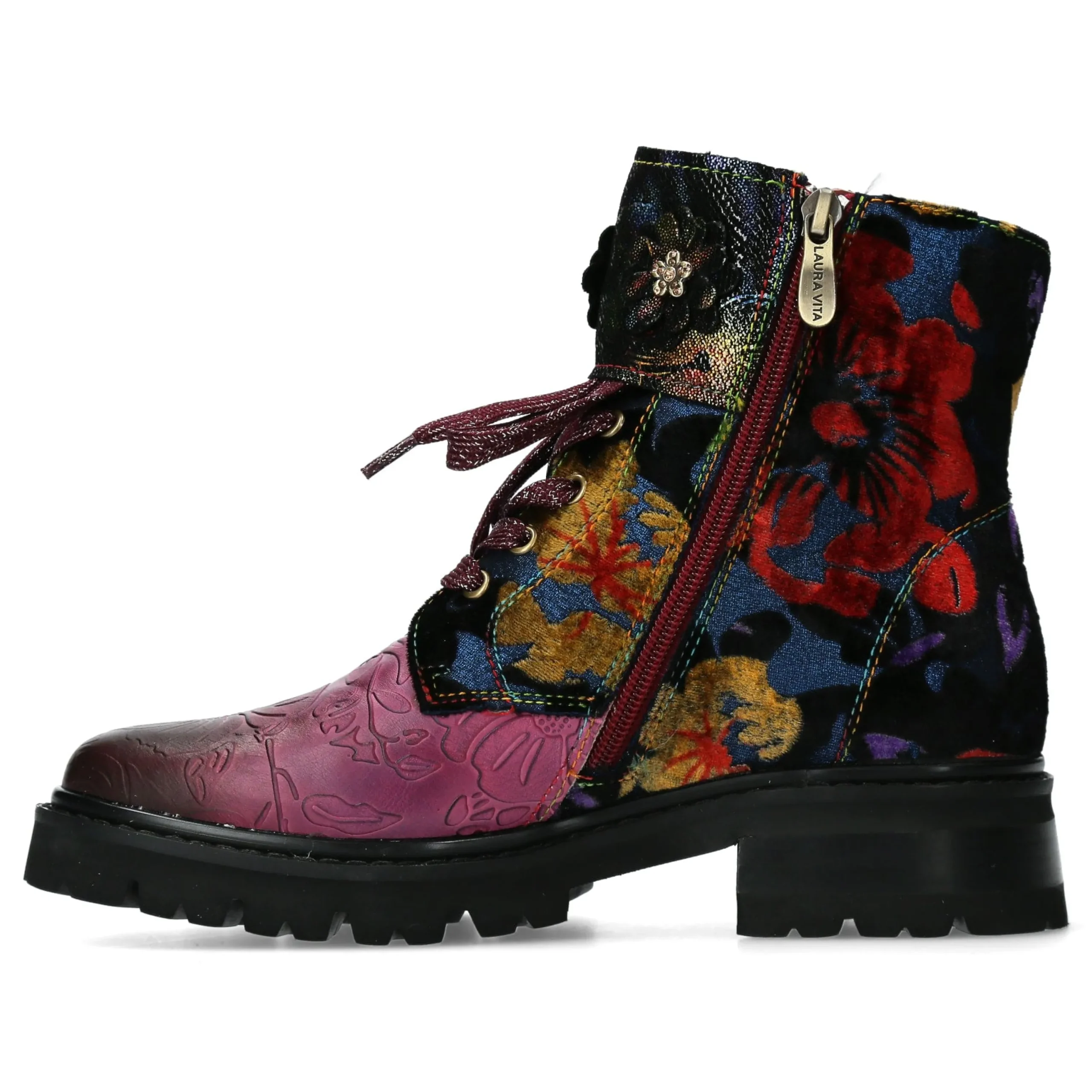 Shop Laura Vita Bottines - KOULEO 04 Violet