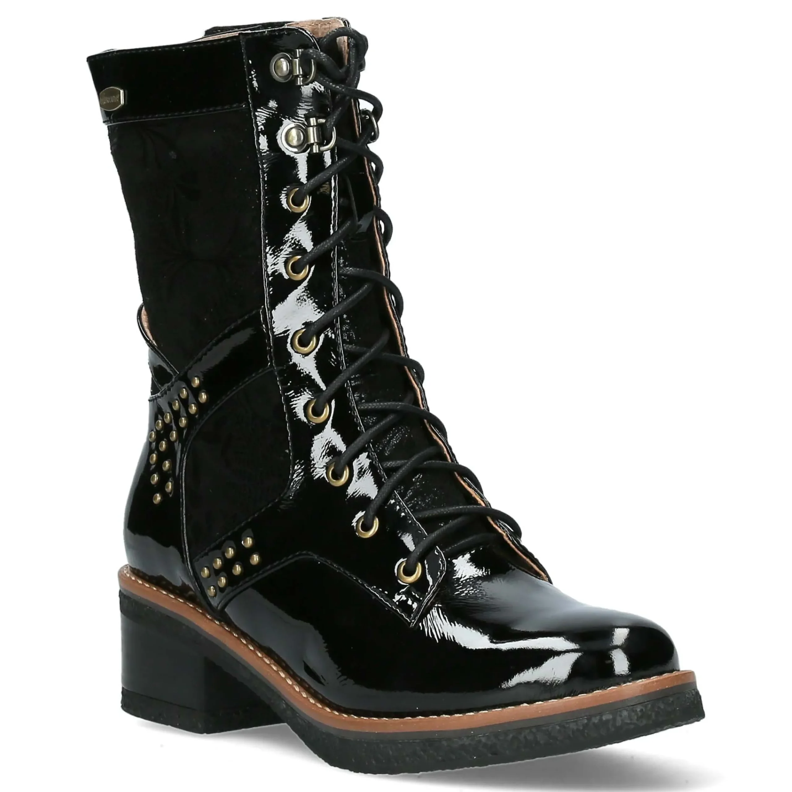 Sale Laura Vita Bottines - RACHELEO 02 Vernisnoir