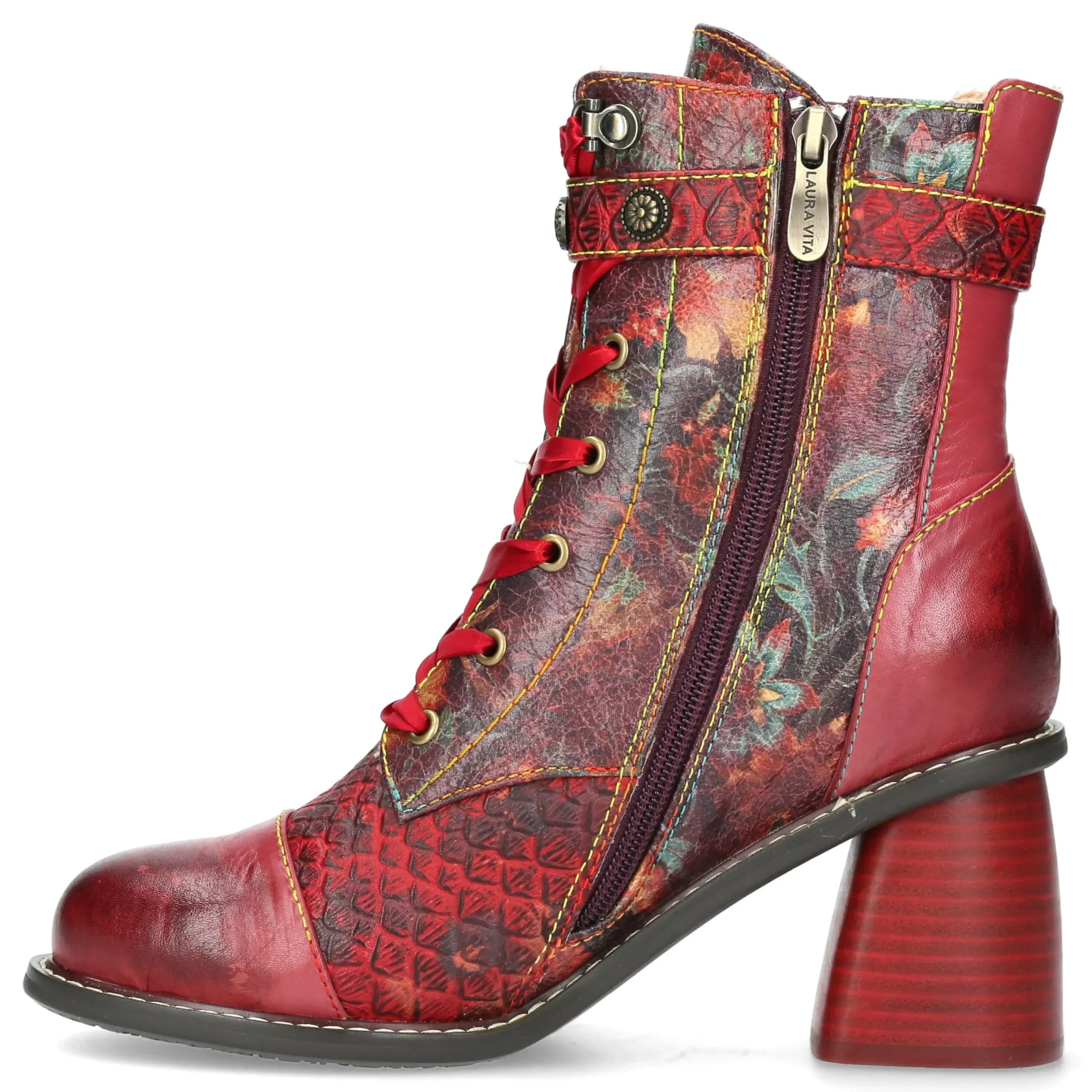 Cheap Laura Vita Bottines exclusivité - EVCAO 41 Grenat