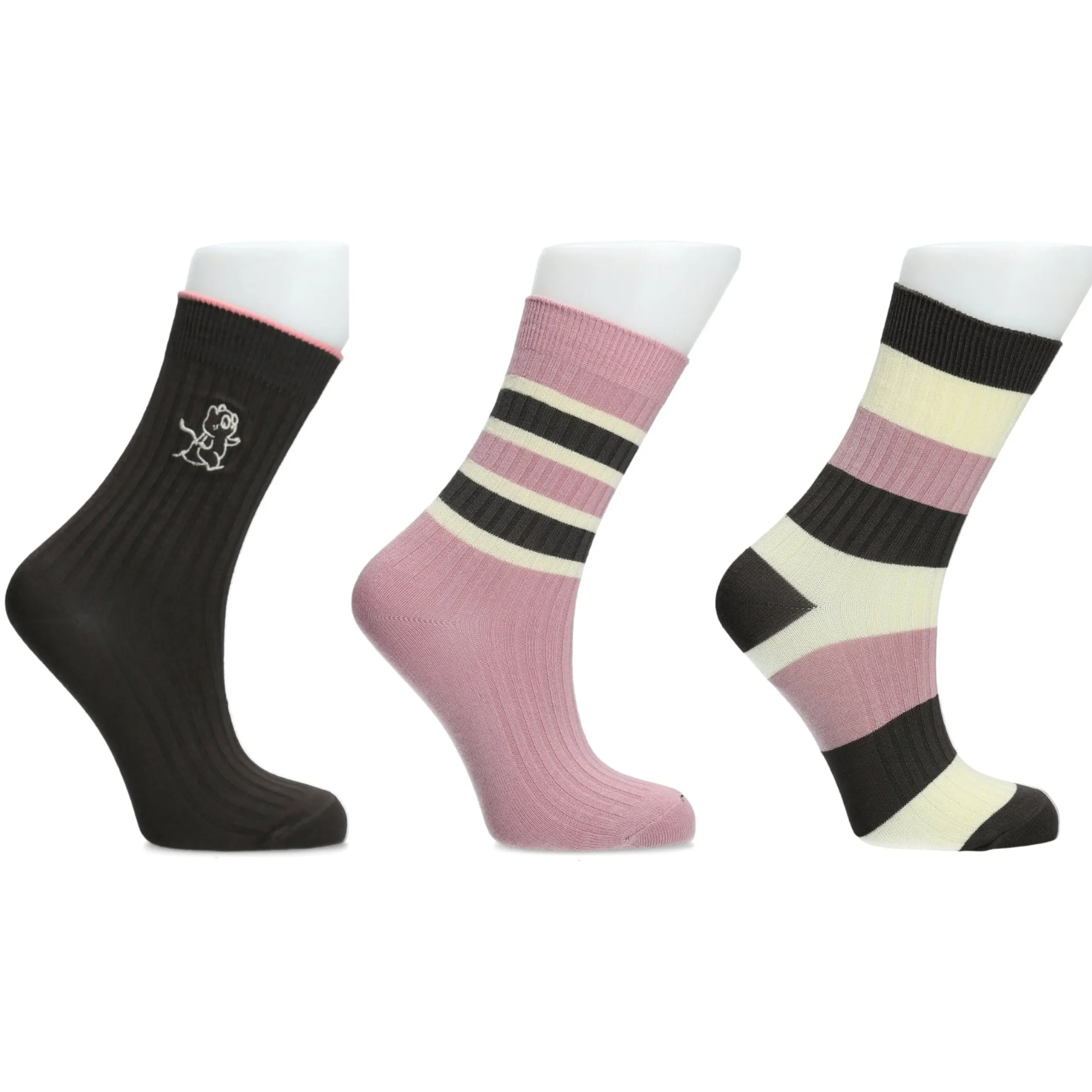 Best Laura Vita Chaussettes en lot de 3 paires PRAIRIE
