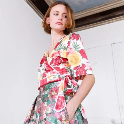 Online Laura Vita Chemisier Calleis Rouge Studio