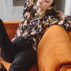 Discount Laura Vita Chemisier Calliope Noir Studio