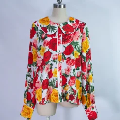 New Laura Vita Chemisier Calliope Rouge Studio