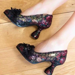 Shop Laura Vita Escarpins - NINAO 01 Wine