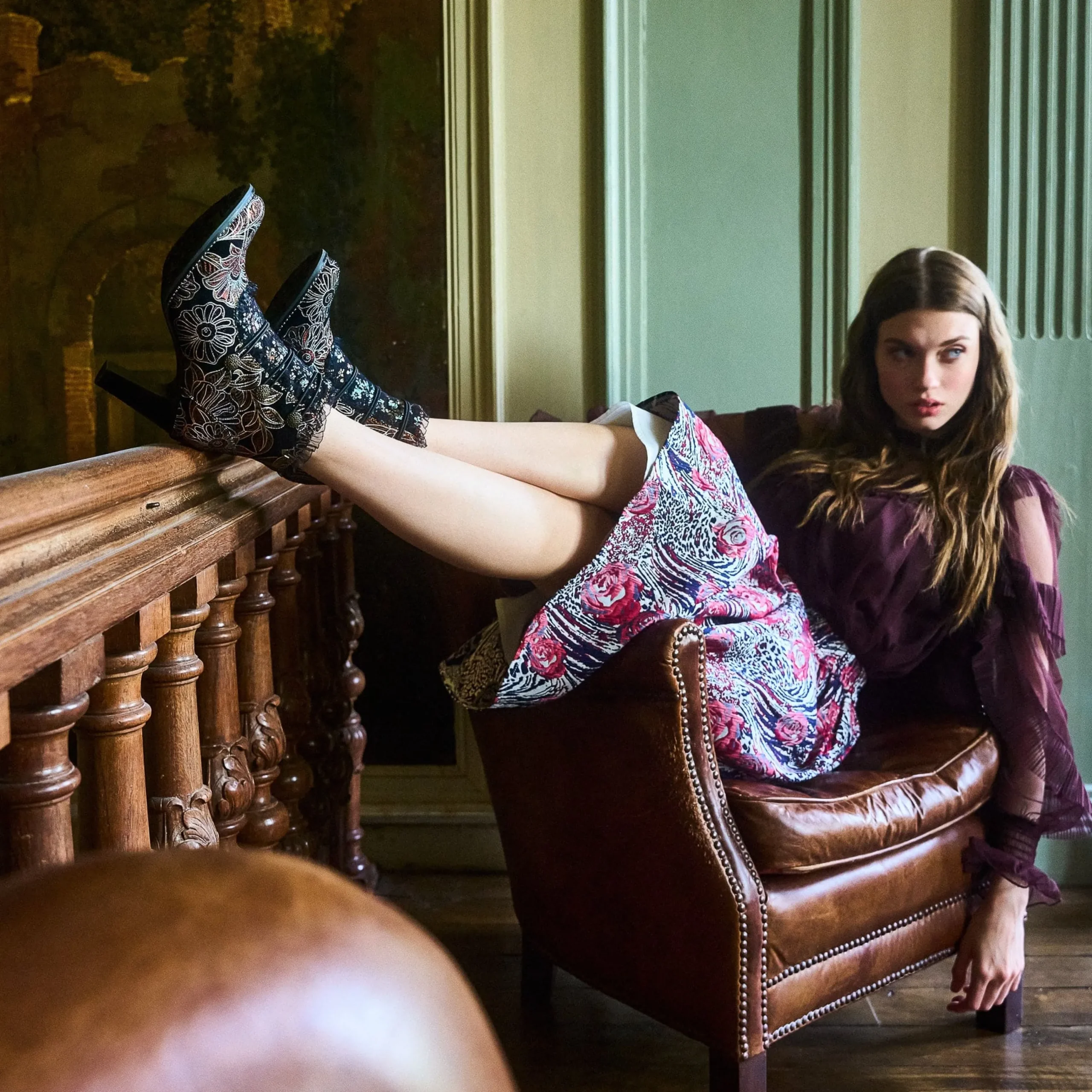 Cheap Laura Vita Jupe Astree Bordeaux Studio