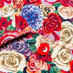 Outlet Laura Vita Manteau Atlas Rouge Studio