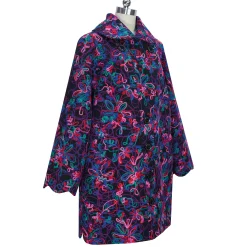New Laura Vita Manteau Atlas Violet Studio
