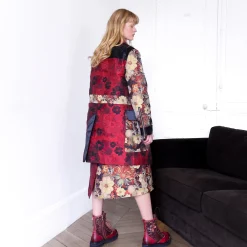 Flash Sale Laura Vita Manteau Zeus Rouge Studio