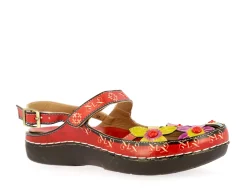 Best Sale Laura Vita Mules - BILLY 17 Rouge