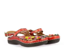 Best Sale Laura Vita Mules - BILLY 17 Rouge