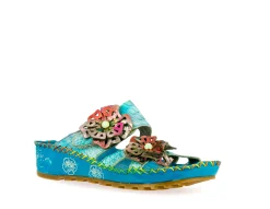Store Laura Vita Mules - BRYAN 18 Turquoise