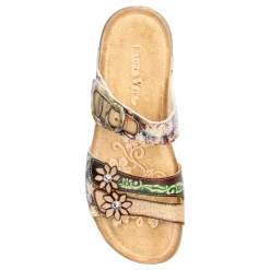 New Laura Vita Mules - JACLOUXO 623 Beige