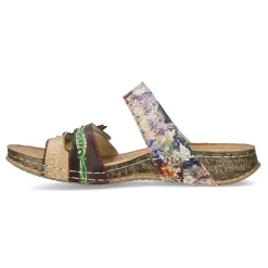 New Laura Vita Mules - JACLOUXO 623 Beige