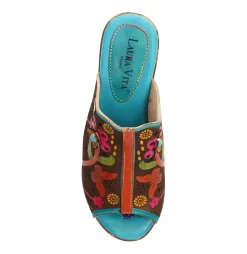 Discount Laura Vita Mules - LESLINEO 05 Turquoise