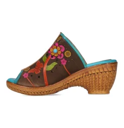 Discount Laura Vita Mules - LESLINEO 05 Turquoise