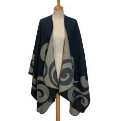 Shop Laura Vita Poncho Spirale