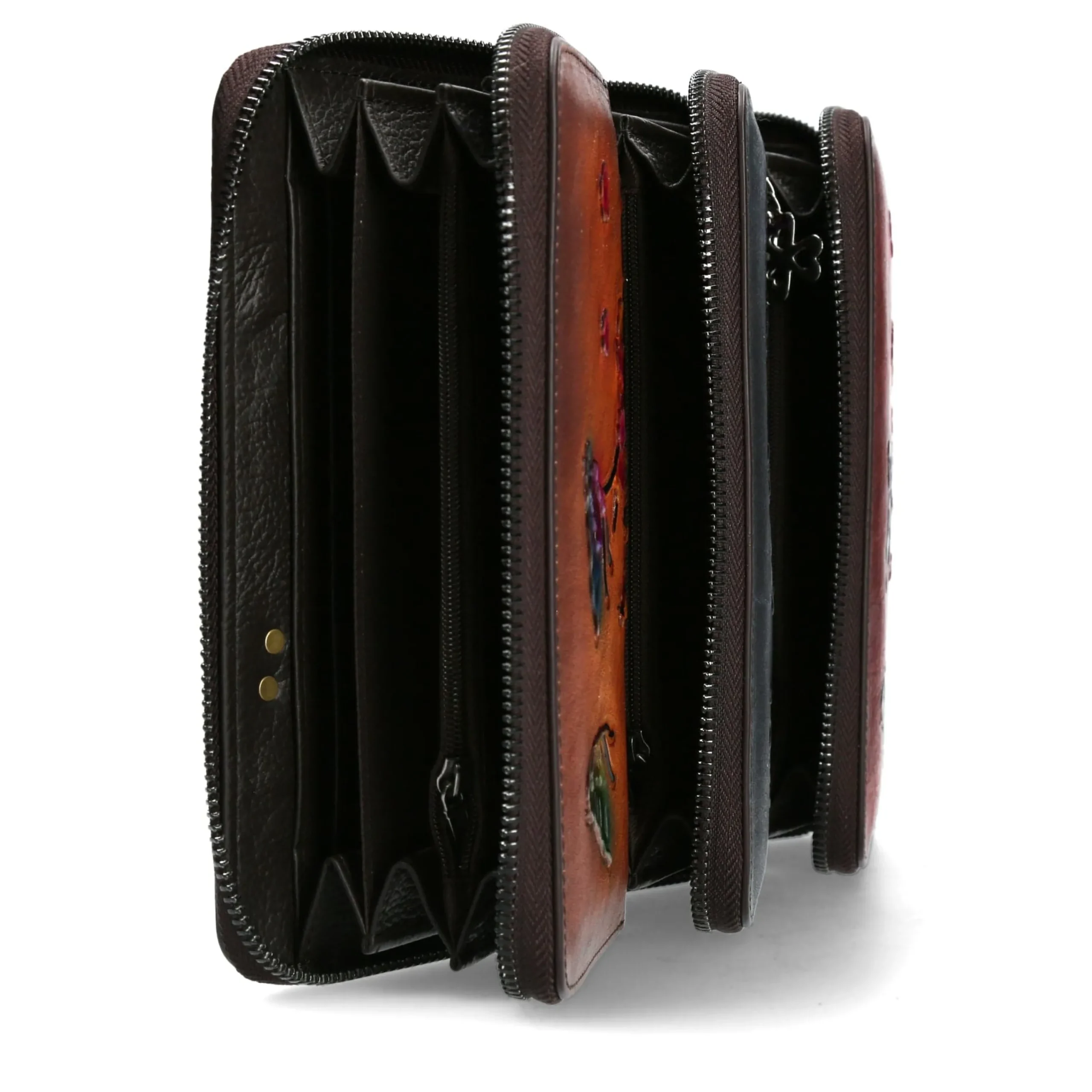 Shop Laura Vita Portefeuille Market cuir