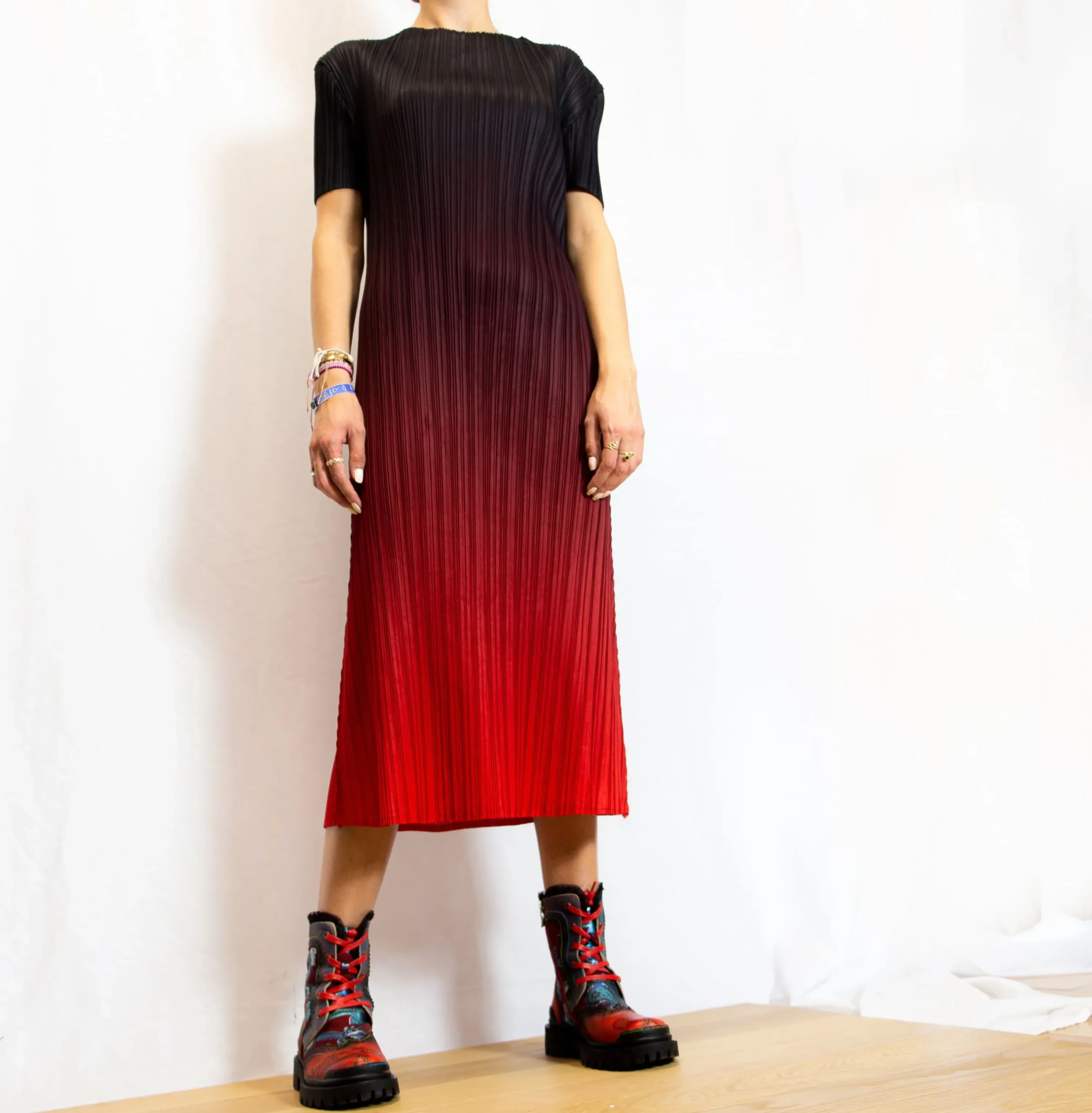 Discount Laura Vita Robe Braise Exclusivité