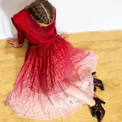 Cheap Laura Vita Robe Dundee Rouge dégradé Exclusivité