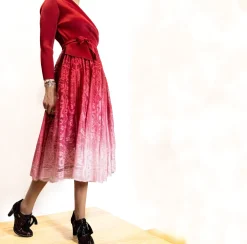 Cheap Laura Vita Robe Dundee Rouge dégradé Exclusivité