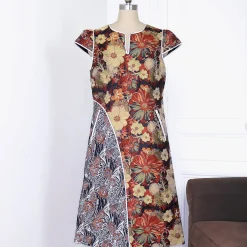 Hot Laura Vita Robe Ouranos Marron Studio