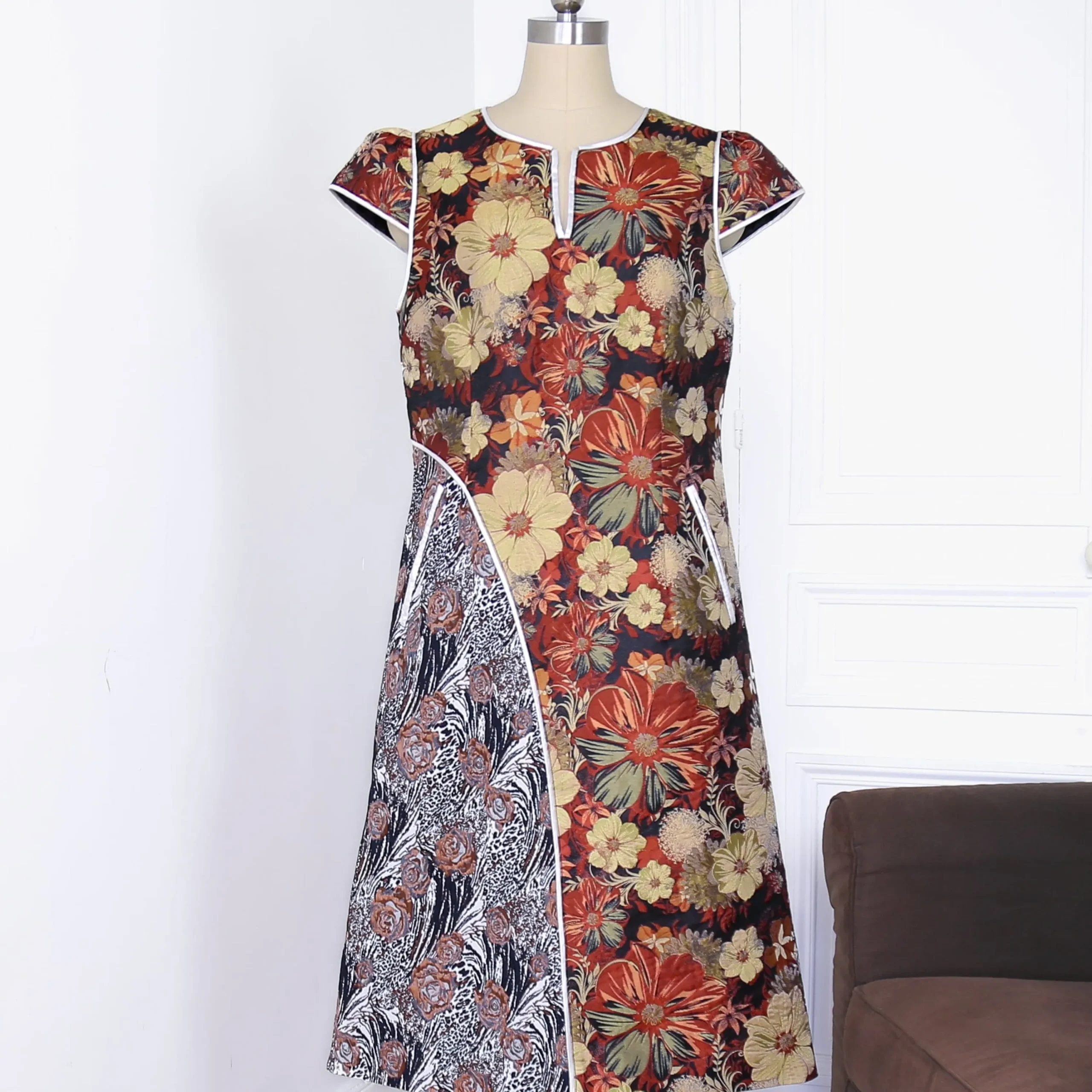 Hot Laura Vita Robe Ouranos Marron Studio