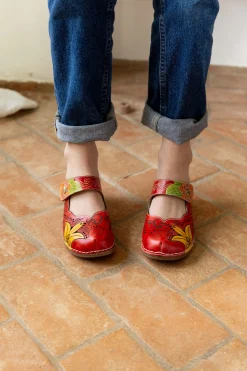 Flash Sale Laura Vita Sabots - BISCUIT 03 Rouge