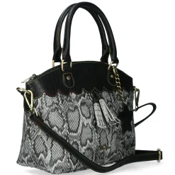 Clearance Laura Vita Sac à main Cuir 4736C Gris