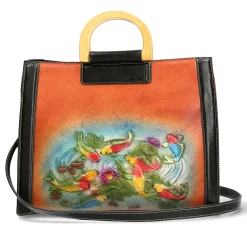 Clearance Laura Vita Sac cuir Rhéane Exclusivitéi