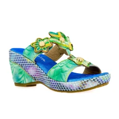 Cheap Laura Vita Sandales - BEAUTE 04 Turquoise