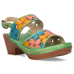 Sale Laura Vita Sandales - LINONO 68 Vert