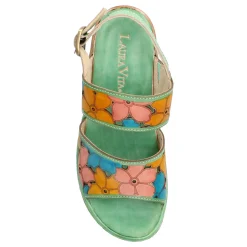 Sale Laura Vita Sandales - LINONO 68 Vert