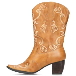 Outlet Laura Vita Santiags - Bottes NAURU Café