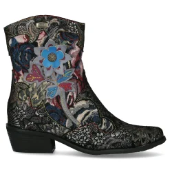 Fashion Laura Vita Santiags - Bottines HICNIO 24A Acier
