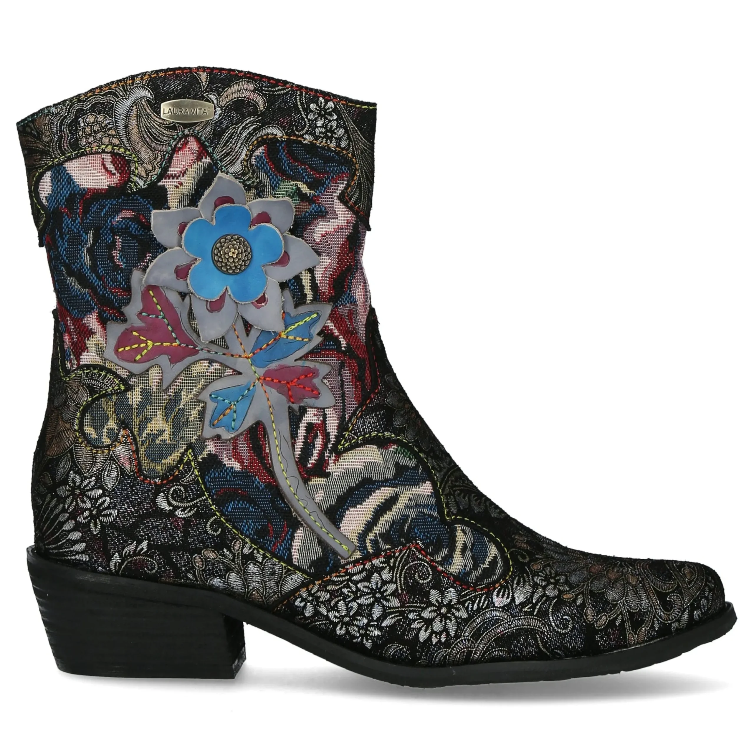 Fashion Laura Vita Santiags - Bottines HICNIO 24A Acier